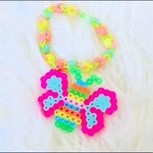 🦋 Butterfly KANDI Perler Bracelet 🦋